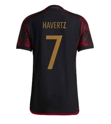 Niemcy Kai Havertz #7 Koszulka Wyjazdowych MŚ 2022 Krótki Rękaw